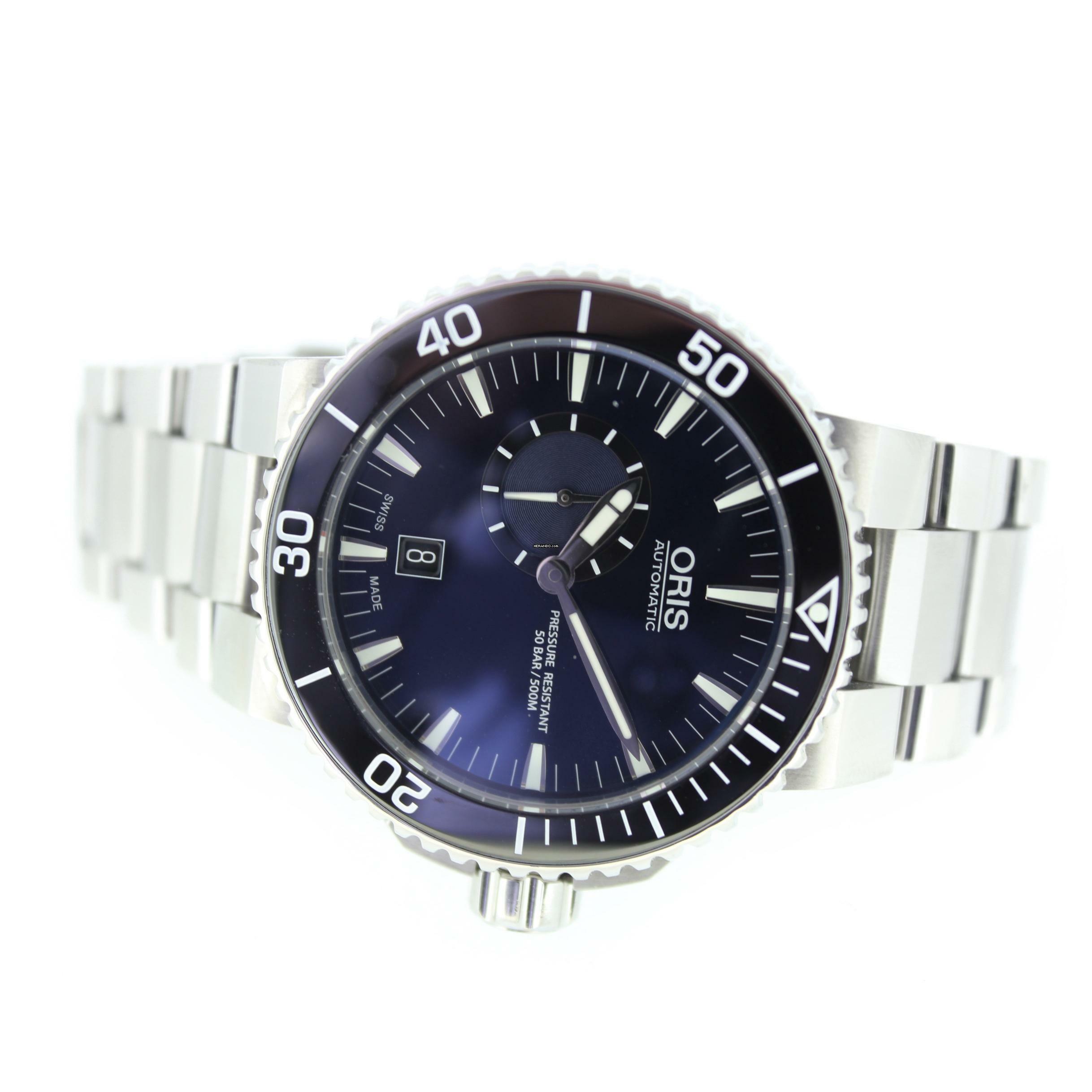 Thumbnail von Oris Aquis Small Second Date Full Set