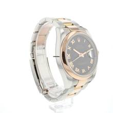 Thumbnail von Rolex Datejust 36 Steel / Everose Gold Sunburst Black Roman Dial