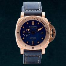 Thumbnail von Panerai Submersible Luminor Submersible Bronzo Blue Abisso PAM01074 ungetragen