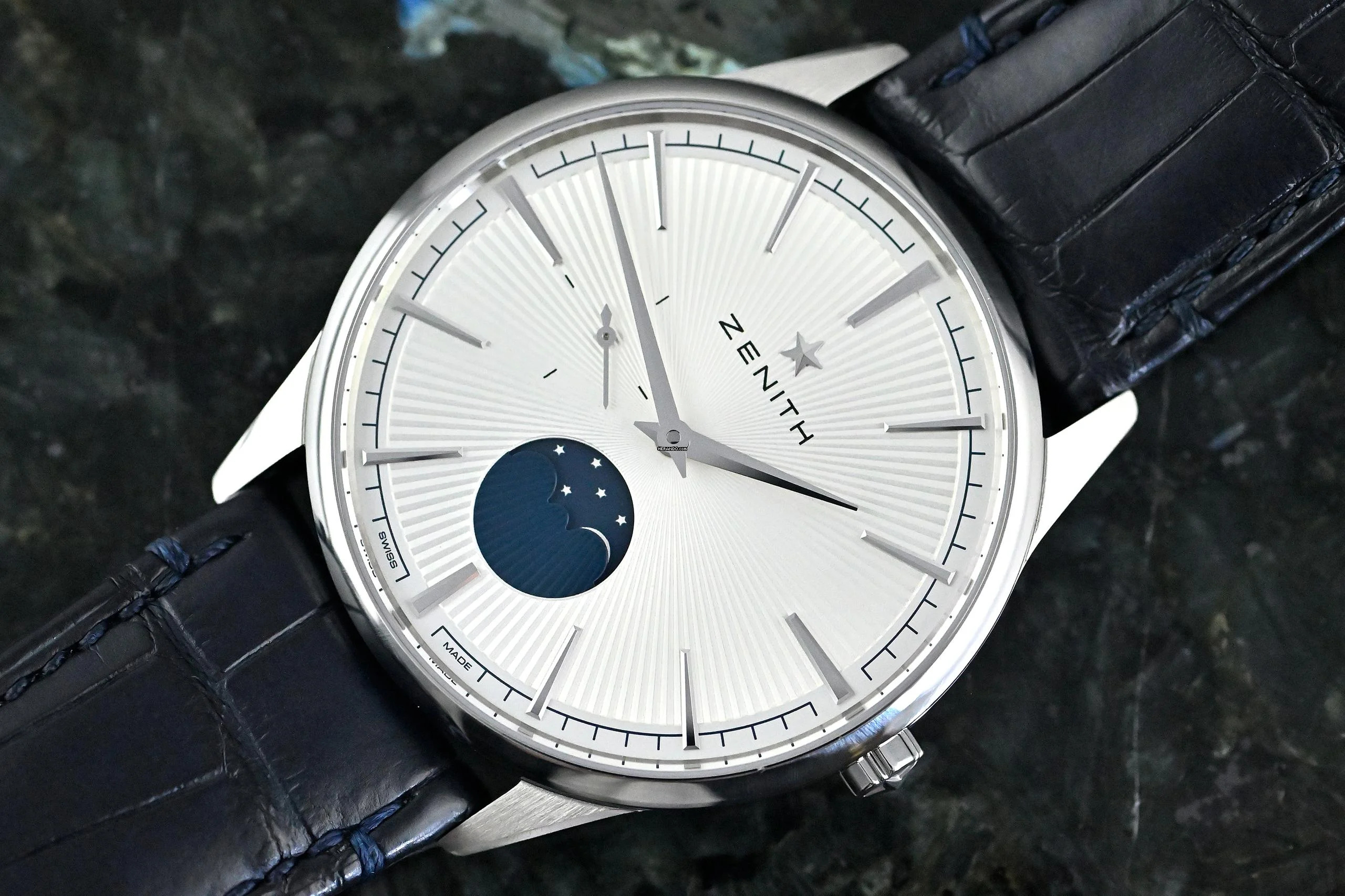  Zenith Elite Moonphase Elite 03.3100.692/01.C922 | Full Set + invoice 2024 | Steel  