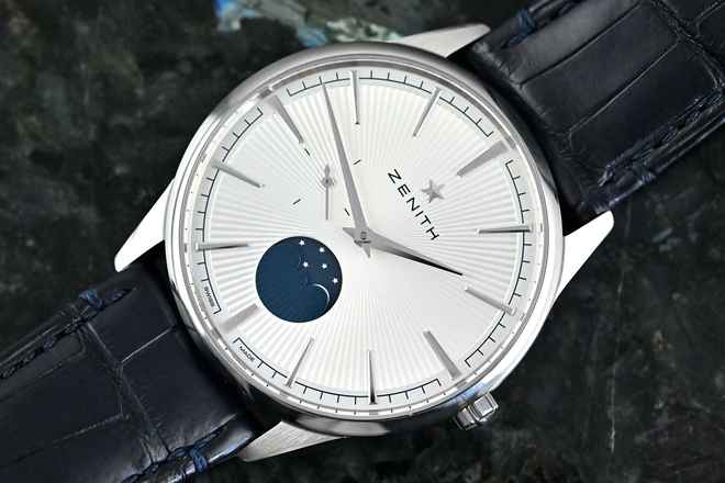  Zenith Elite Moonphase Elite 03.3100.692/01.C922 | Full Set + invoice 2024 | Steel  