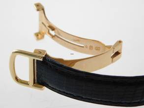 Thumbnail von Cartier Tank Louis Cartier 18 Karat Louis Tank fresh Cartier Service 9/25 Factory Diamond 21 x 28 mm Faltschließe 2 Jahre Cartier Garantie mit original Brillantbesatz wie Neu