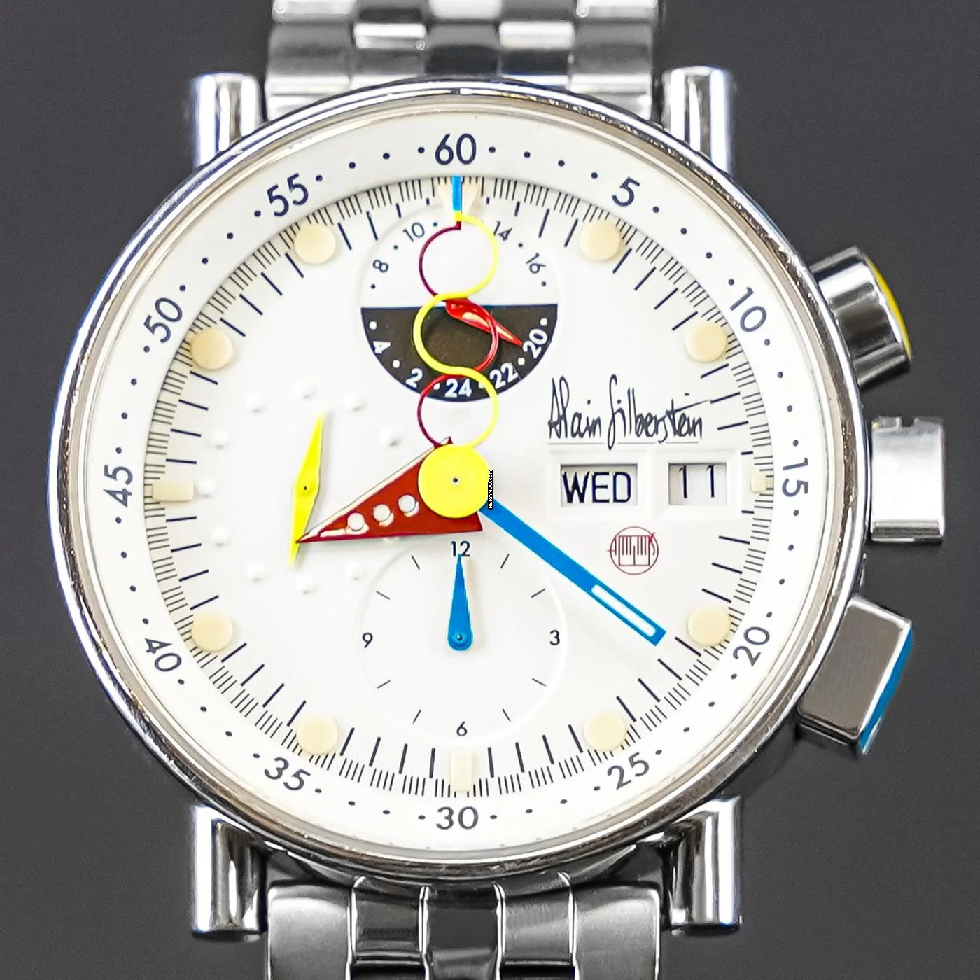  Alain Silberstein Krono Bauhaus Original Box und Papiere 