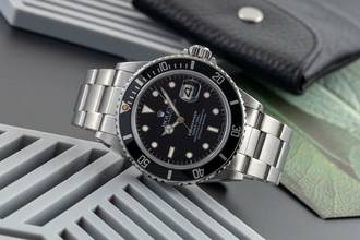 Thumbnail von Rolex Submariner Date Automatik Edelstahl Herrenuhr Oyster Perpetual Ref. 16800