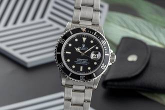 Thumbnail von Rolex Submariner Date Automatik Edelstahl Herrenuhr Oyster Perpetual Ref. 16800