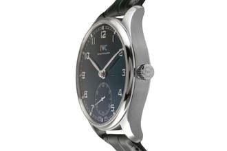 Thumbnail von IWC Portugieser Automatik Stahl Automatik Herrenuhr Ref. IW358305 B&P 2023