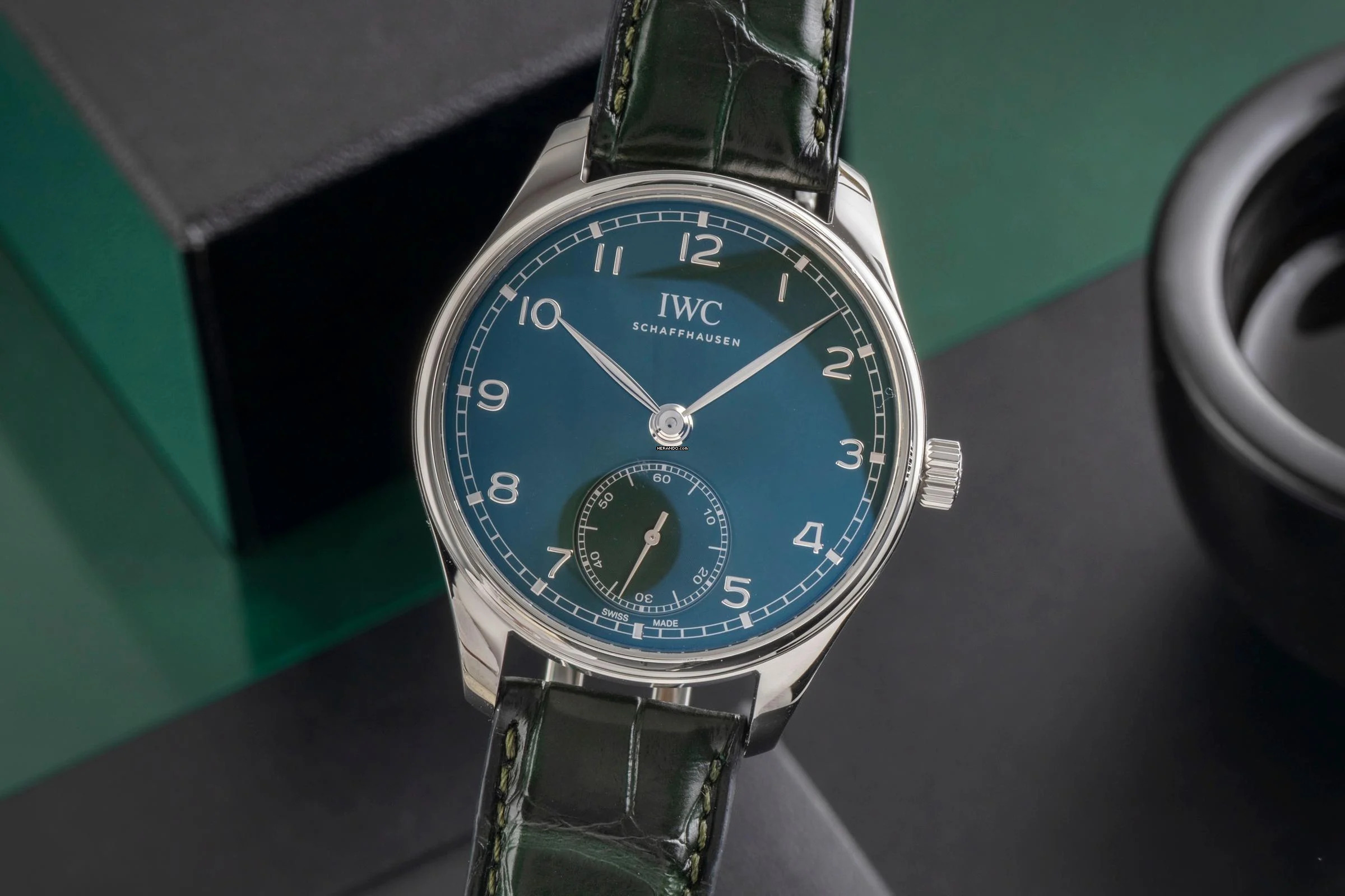 IWC Portugieser Automatik Stahl Automatik Herrenuhr Ref. IW358305 B&P 2023