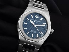 Thumbnail von Girard Perregaux Laureato Midnight Blue Ref.81005-11-3460-1CM 2025 Full Set Ungetragen