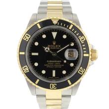 Thumbnail von Rolex Submariner Date Gold Steel Black Dial