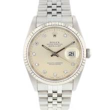 Thumbnail von Rolex Datejust 36 Jubilee Fluted Silver Diamond Dial