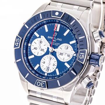  Breitling Chronomat Super Chronomat B01 44 Blue – AB0136161C1A1 – NEW & Unworn – 06/2025 Full Set 