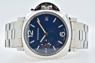 Thumbnail von Panerai Luminor Due 38mm Blue Dial PAM 1123 PAM01123