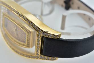 Thumbnail von Chopard Happy Sport 18k Yellow Gold Happy Diamonds 239pc of diamonds 209029-0001 20/9125