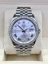 Thumbnail von Rolex Datejust 36 Jubilee SILVER XI VI Diamond Dial and Bezel FULL SET WITH BOX AND PAPERS LIKE NEW year:2024