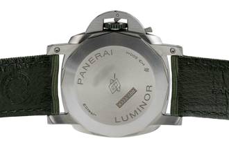 Thumbnail von Panerai Luminor Marina Automatic Verde Smeraldo Stahl Automatik Ref. PAM01356 B&P 2023