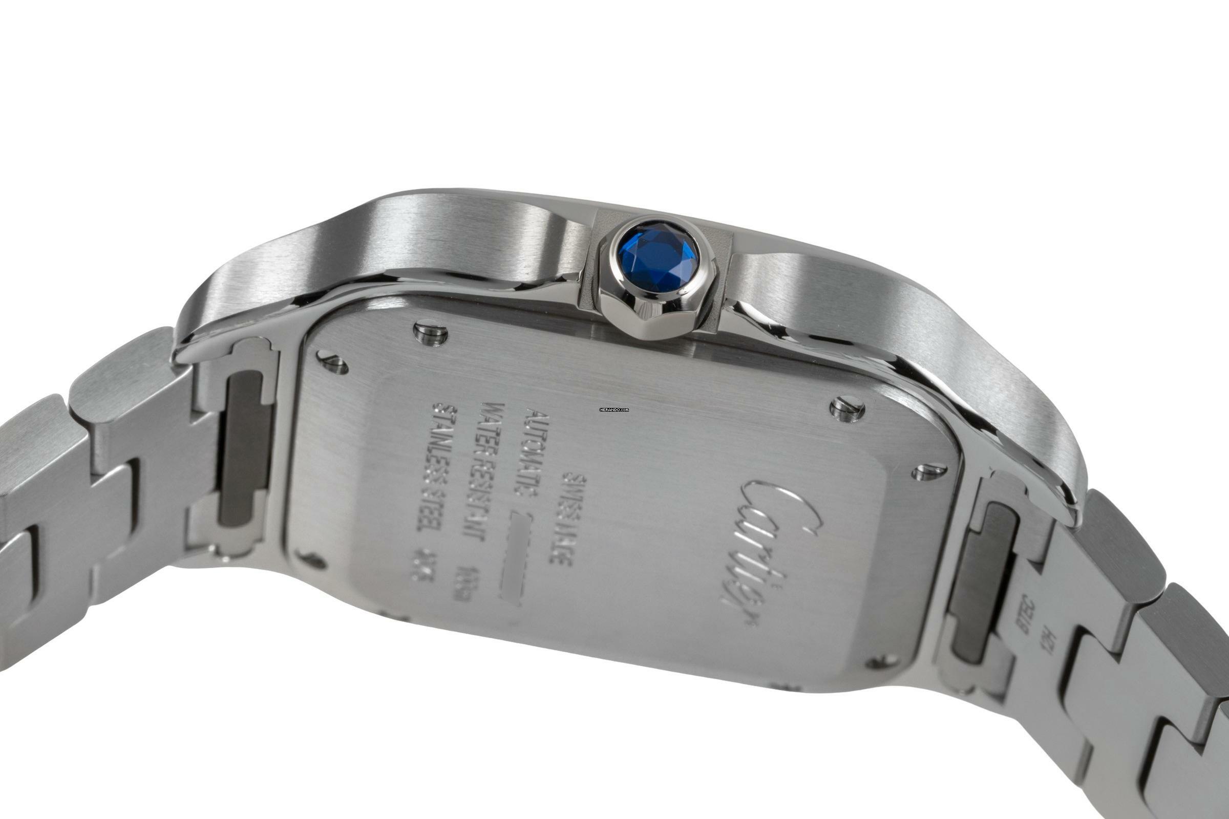 Thumbnail von Cartier Santos de Cartier Stahl Automatik Herrenuhr Ref. WSSA00065