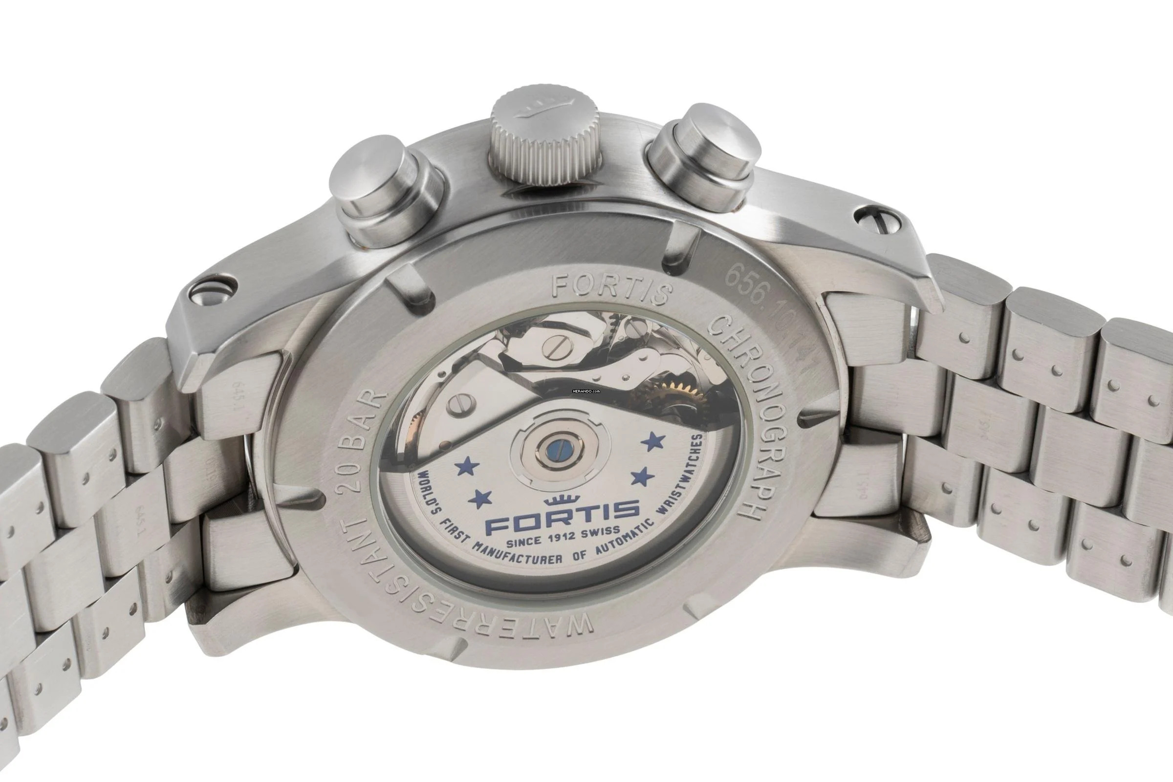 Thumbnail von Fortis Aeromaster Chronograph Stahl Automatik Ref. 656.10.141 Box & Papiere