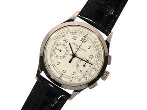 Thumbnail von Patek Philippe Chronograph Sammlerauflösung Deutsche Erstauslieferung