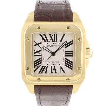  Cartier Santos 100 XL Yellow Gold  
