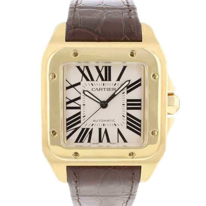  Cartier Santos 100 XL Yellow Gold  