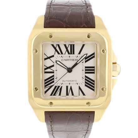  Cartier Santos 100 XL Yellow Gold  