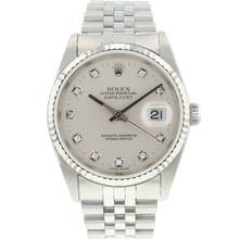 Thumbnail von Rolex Datejust 36 Jubilee Fluted Silver Diamond Dial