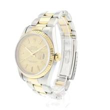 Thumbnail von Rolex Datejust 36 Oyster Fluted Steel Gold Linen Dial