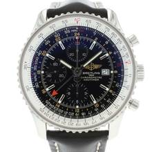 Thumbnail von Breitling Navitimer World GMT Chronograph Black Dial 46MM
