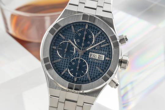  Maurice Lacroix AIKON Automatik Chronograph 44mm A16038-5502-430-1 B&P 2023  