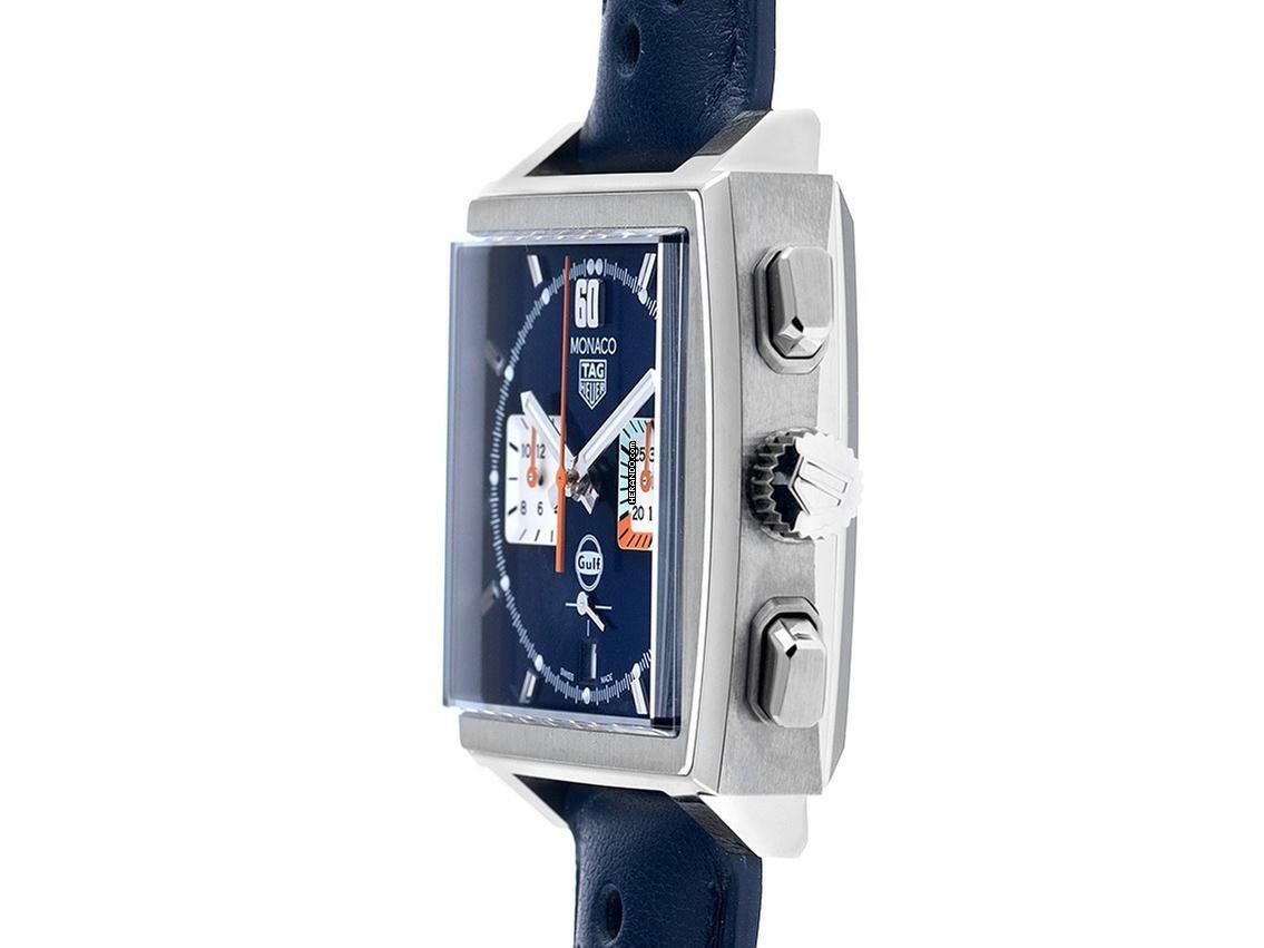 Thumbnail von TAG Heuer Monaco X Gulf Special Edition Ref.CBL2115.FC6494 2025 Full Set Ungetragen