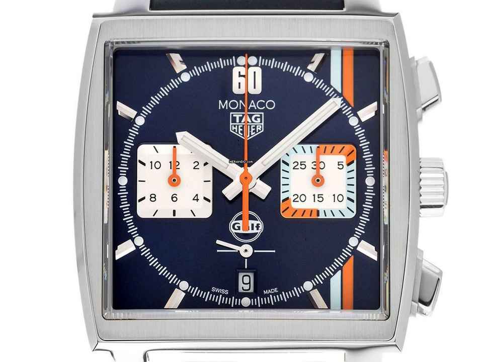  TAG Heuer Monaco X Gulf Special Edition Ref.CBL2115.FC6494 2025 Full Set Ungetragen 