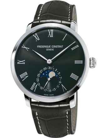  Frederique Constant Manufacture Slimline Moonphase FC-705GR4S6 Herrenuhr Slimline Manufaktur Moonphase 42mm 3ATM 