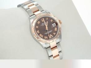 Thumbnail von Rolex Datejust 31 Medium 31mm 178341 2012 Stahl Rosegold 750 Diamanten Stainless Steel 18kt Rose Gold Oyster-band Chronometer