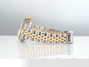 Thumbnail von Rolex Lady-Datejust Edelstahl Gelbgold 750 Holz-zifferblatt Automatik Gold Stahl Damen Wood Dial Stainless Steel 18kt Yellow Gold Jubilé-band Chronometer Oyster