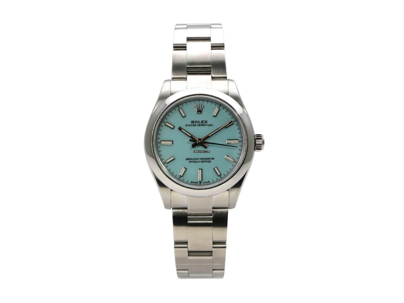 Rolex Oyster Perpetual 31 Ref. 277200 Türkis Blau