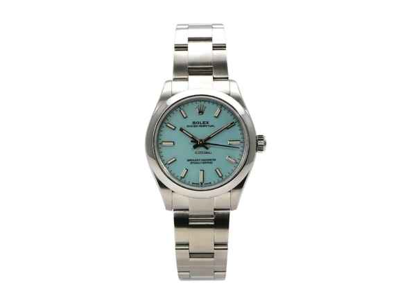  Rolex Oyster Perpetual 31 Ref. 277200 Türkis Blau  