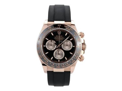 Rolex Daytona Everose-Gold / Oysterflex Ref. 126515LN Schwarz  