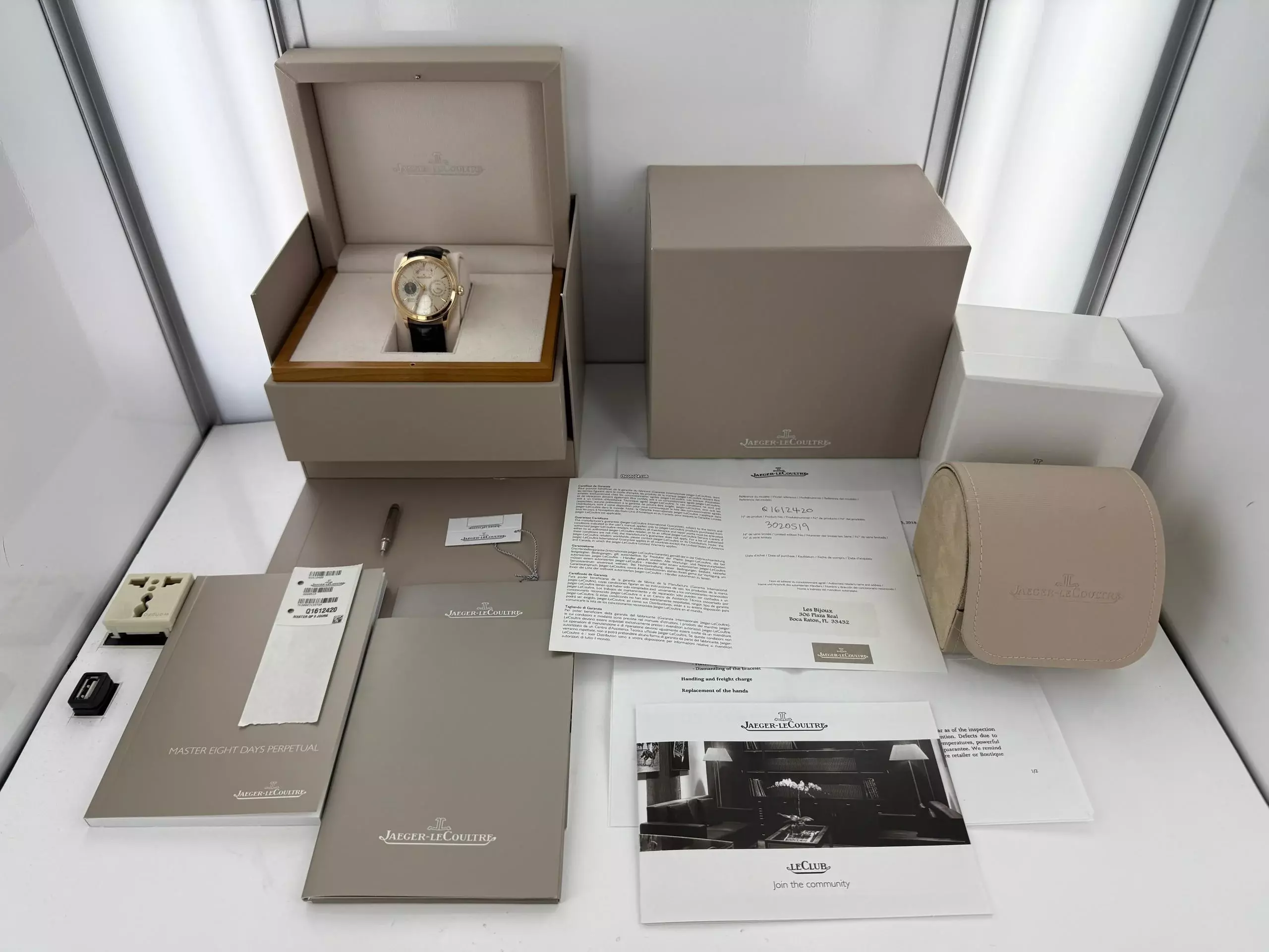  Jaeger-LeCoultre Master Eight Days Perpetual Roségold  