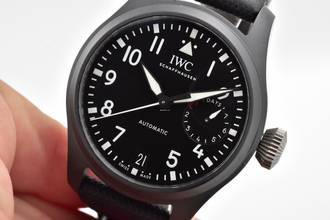 Thumbnail von IWC Große Fliegeruhr Big Pilot 7 days Top Gun Ceramic IW502001