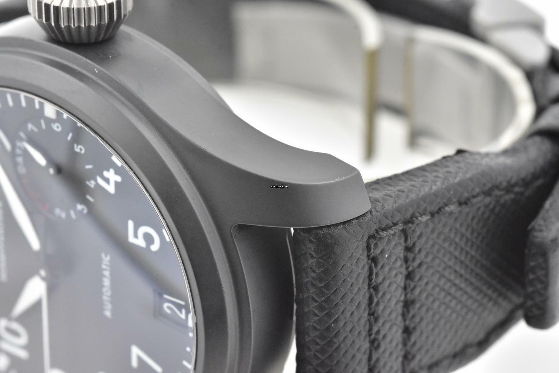 IWC Große Fliegeruhr Big Pilot 7 days Top Gun Ceramic IW502001