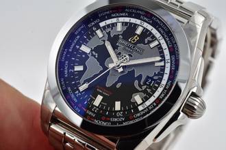 Thumbnail von Breitling Galactic Unitime 44mm WB3510U4/BD94 Black Dial GMT World Timer