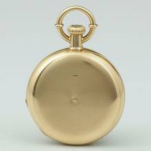 Thumbnail von Jules Jürgensen 150g schwere 20''' 18k Gelb Gold Anker-Chronometer Taschenuhr 1867 mit Jürgensens patentierter Bügel-Zeigerstellung
