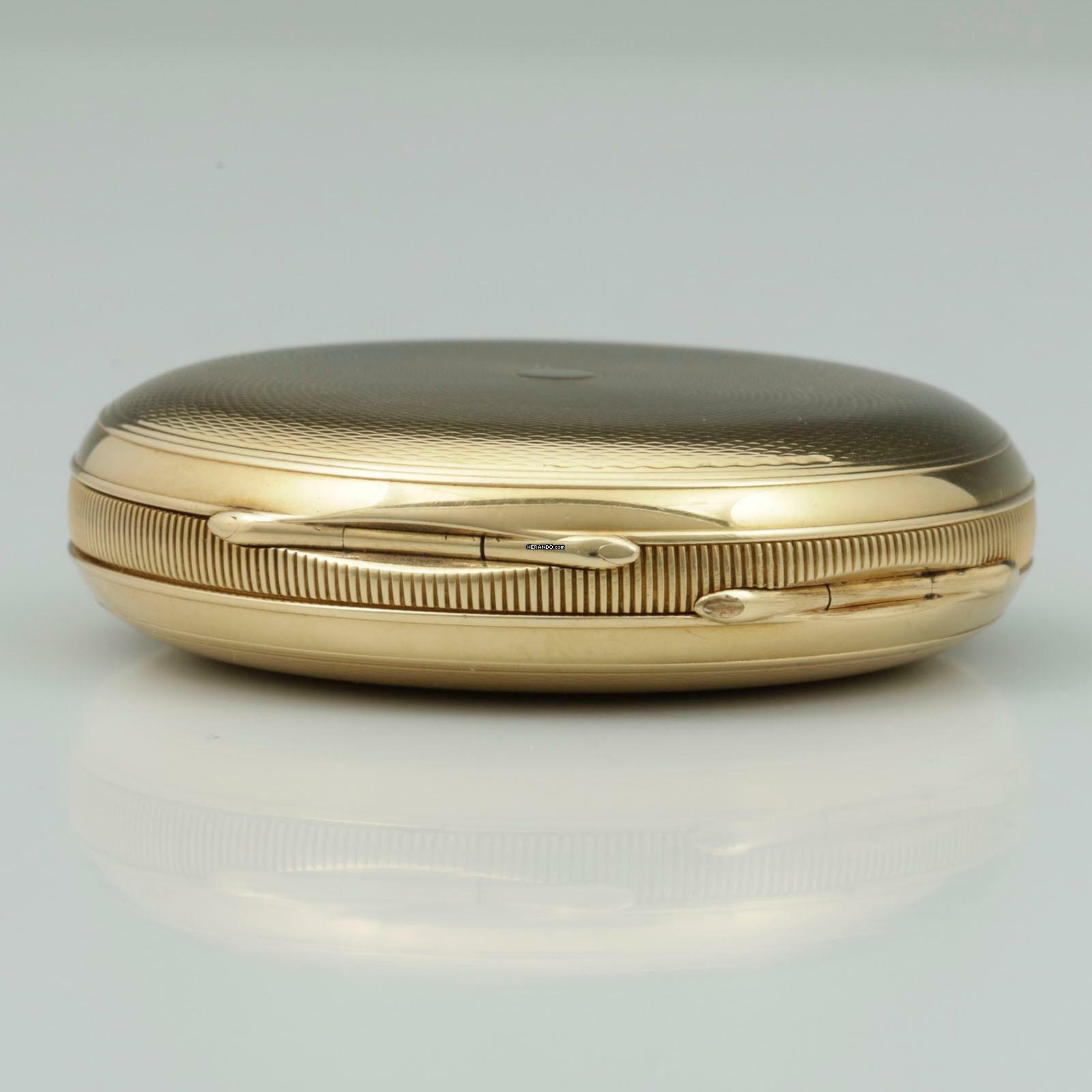 Thumbnail von Jules Jürgensen 150g schwere 20''' 18k Gelb Gold Anker-Chronometer Taschenuhr 1867 mit Jürgensens patentierter Bügel-Zeigerstellung