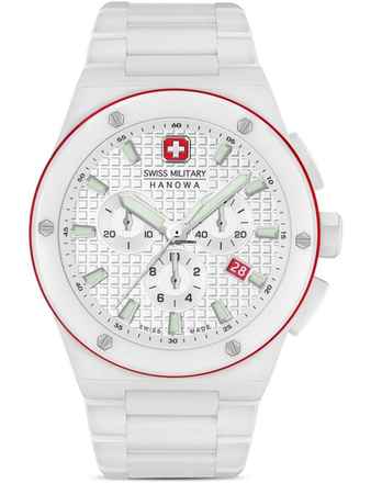  Swiss Military Hanowa SMWGI0002284 Herrenuhr Sidewinder Ceramic 43mm 10ATM 