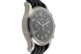 Thumbnail von Montblanc 1858 Chronograph Stahl Automatik Herrenuhr Ref. 117835 7456