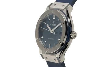 Thumbnail von Hublot Classic Fusion Blue Titan Automatik Herrenuhr Ref. 565.NX.7170.LR