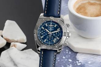 Thumbnail von Breitling Chronomat 44 Chronograph Stahl Automatik Ref. AB0115