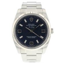 Thumbnail von Rolex Air King 34 Blue Dial Fluted