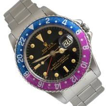 Thumbnail von Rolex GMT-Master 1675 Glossy gilt dial Fuchsia bezel 1965 Full Set TOP Condition