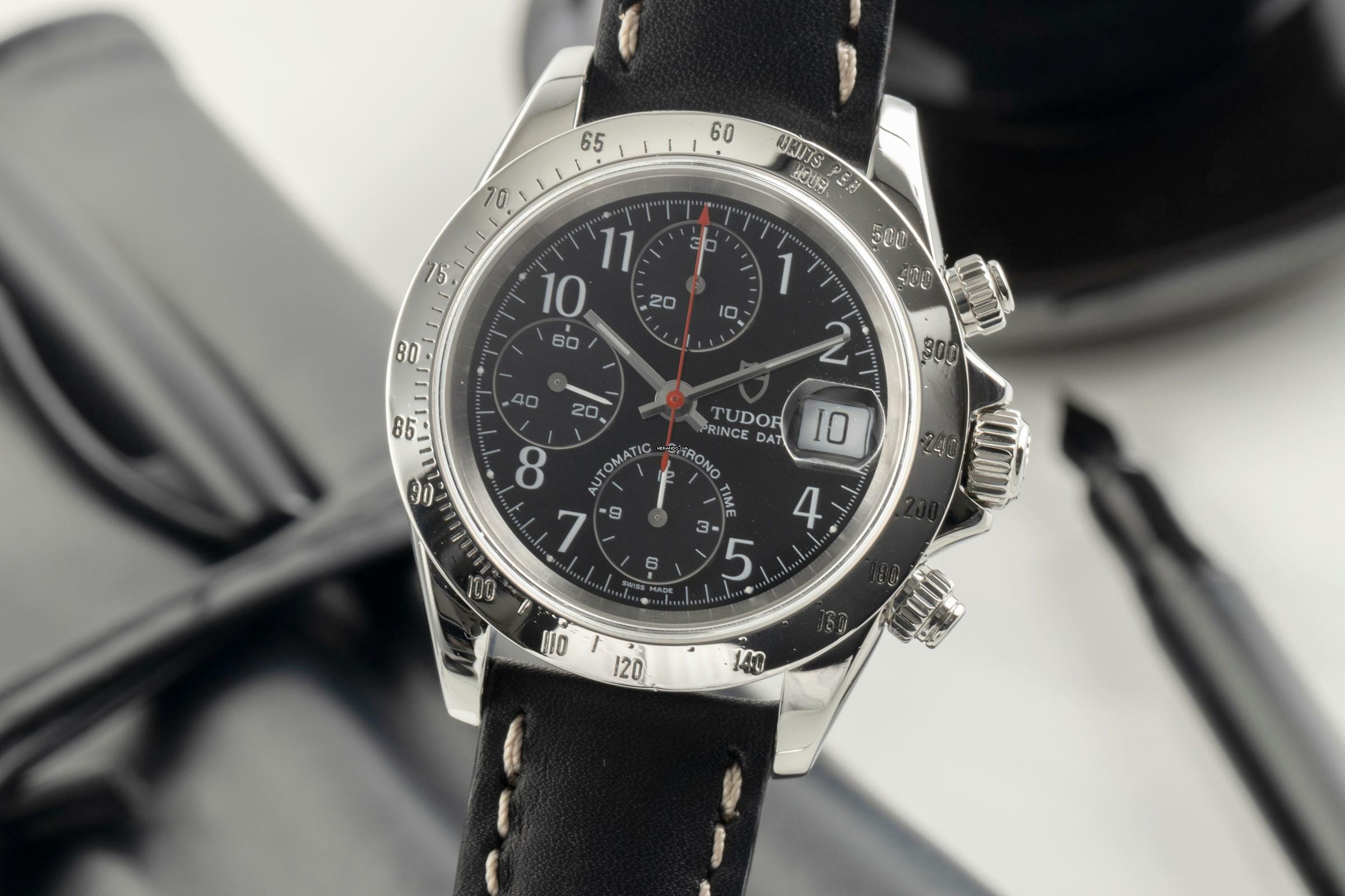 Tudor Prince Date Chronograph Stahl Automatik Herrenuhr Ref. 79280P